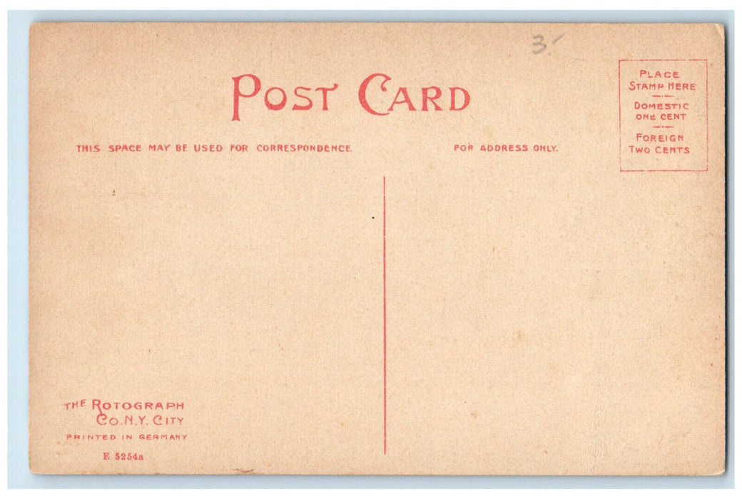 c1910 Main Street Great Barrington Massachusetts MA Antique Unposted Postcard