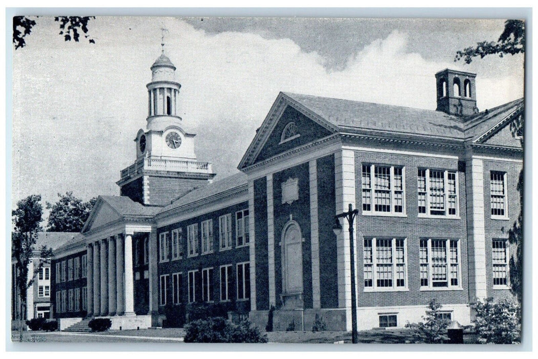 James M Green Hall State Teachers College Hillwood Lakes Trenton NJ Postcard