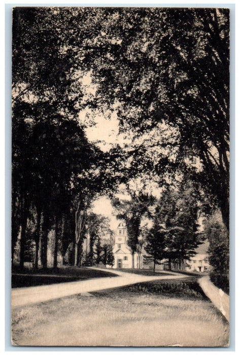 1940 View Of Thetford Hill Hartford Vermont VT Posted Vintage Postcard