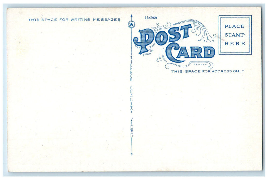 c1930's Highland Club Bath House & Beach Oak Bluffs Massachusetts MA Postcard