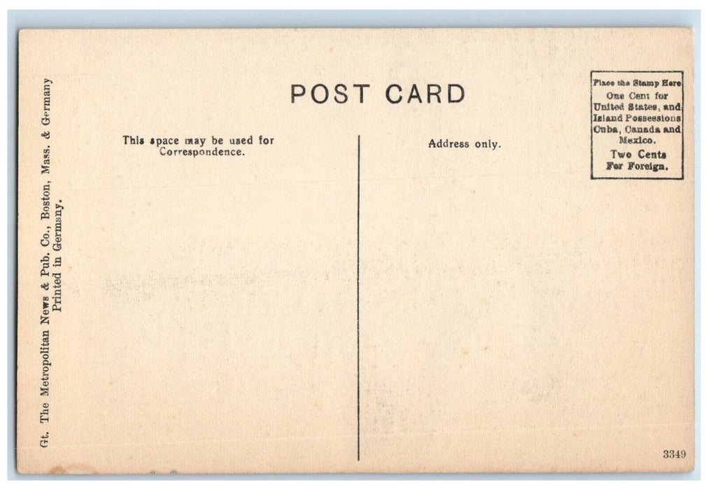 c1940's Union Oak Bluffs Massachusetts MA Vintage Unposted Postcard