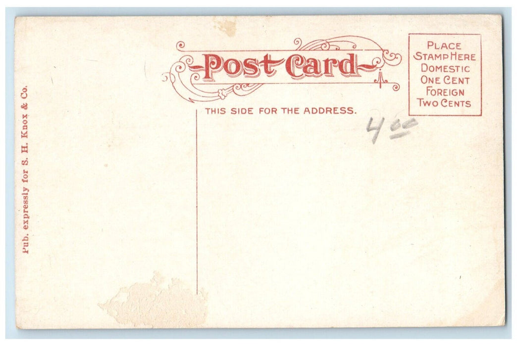 c1910 Baltes European Hotel Berry Street Fort Wayne Indiana IN Antique Postcard