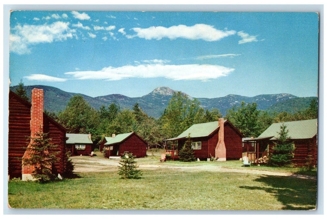 View Of Piper Trail Cabins Conway New Hampshire NH Posted Vintage Postcard