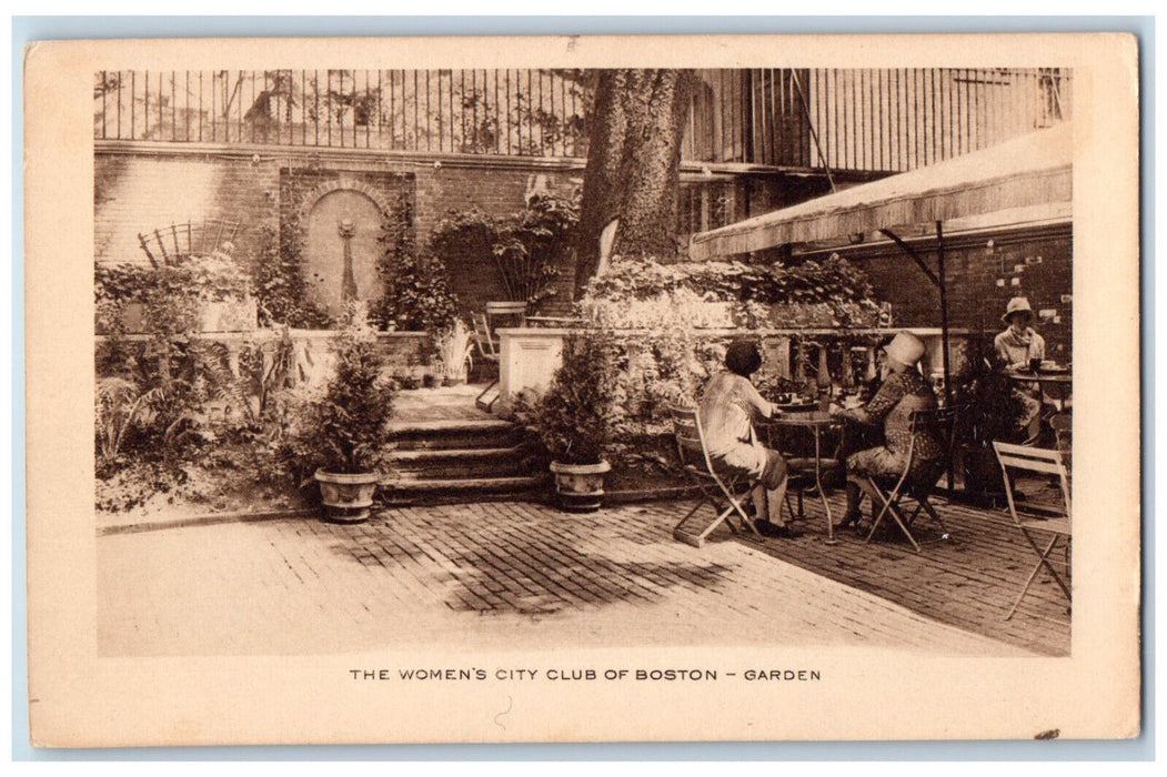 c1940's The Women's City Club of Boston Massachusetts MA Vintage Postcard