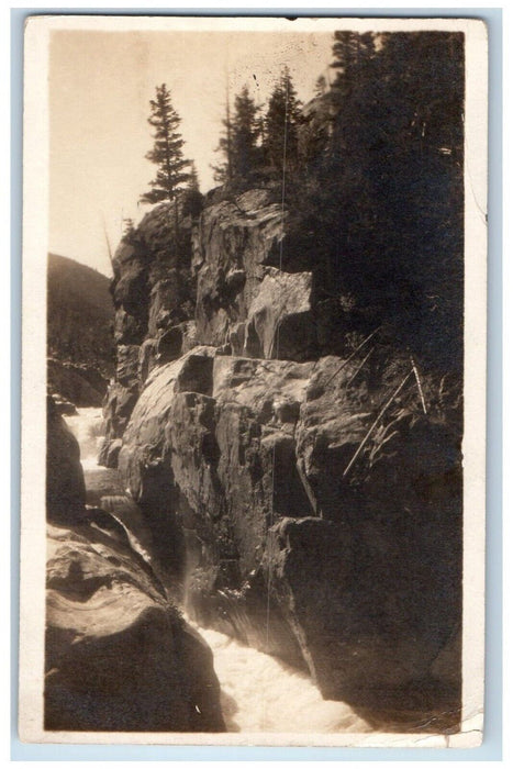 1912 View Of Estes Park Fort Collins Colorado CO Antique RPPC Photo Postcard