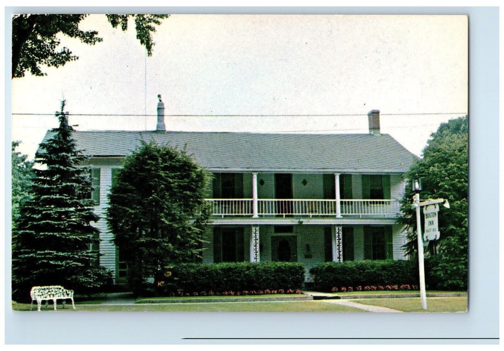 c1950's Buxton Inn Motel Hotel Granville Ohio OH Unposted Vintage Postcard