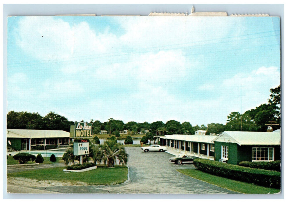 c1960's View of Front of Lu-Rae Motel Casselberry Florida FL Postcard