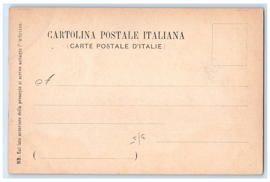 c1905 Piazza Nicolo Acciaioli Galluzo Florence Italy Antique Postcard
