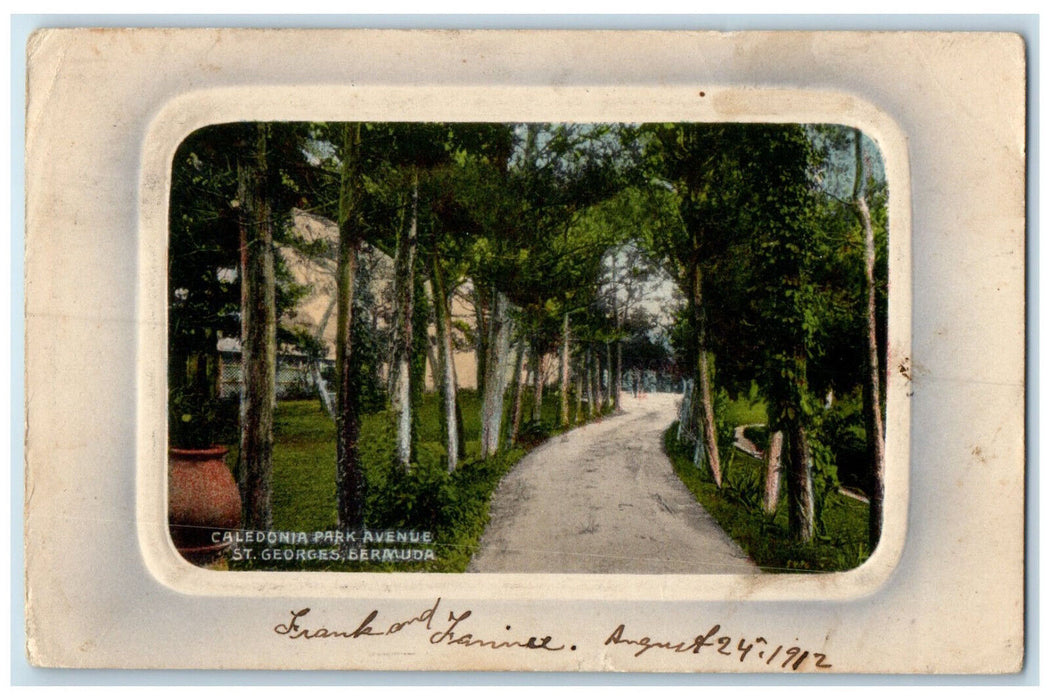 1912 Caledonia Park Avenue St. Georges Bermuda Tylersport PA Antique Postcard