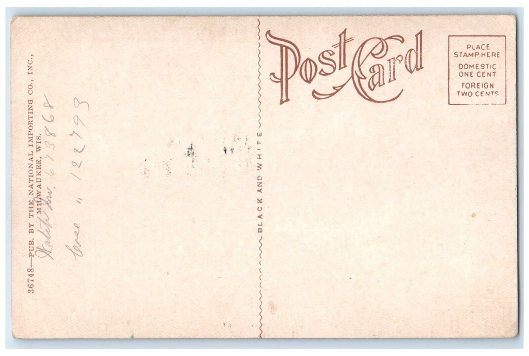 c1930's High School Building Campus Hart Michigan MI Posted Vintage Postcard