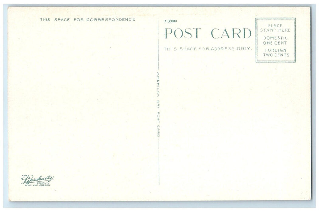 c1920 Hotel Portland Exterior Building Classic Cars Portland Oregon OR Postcard