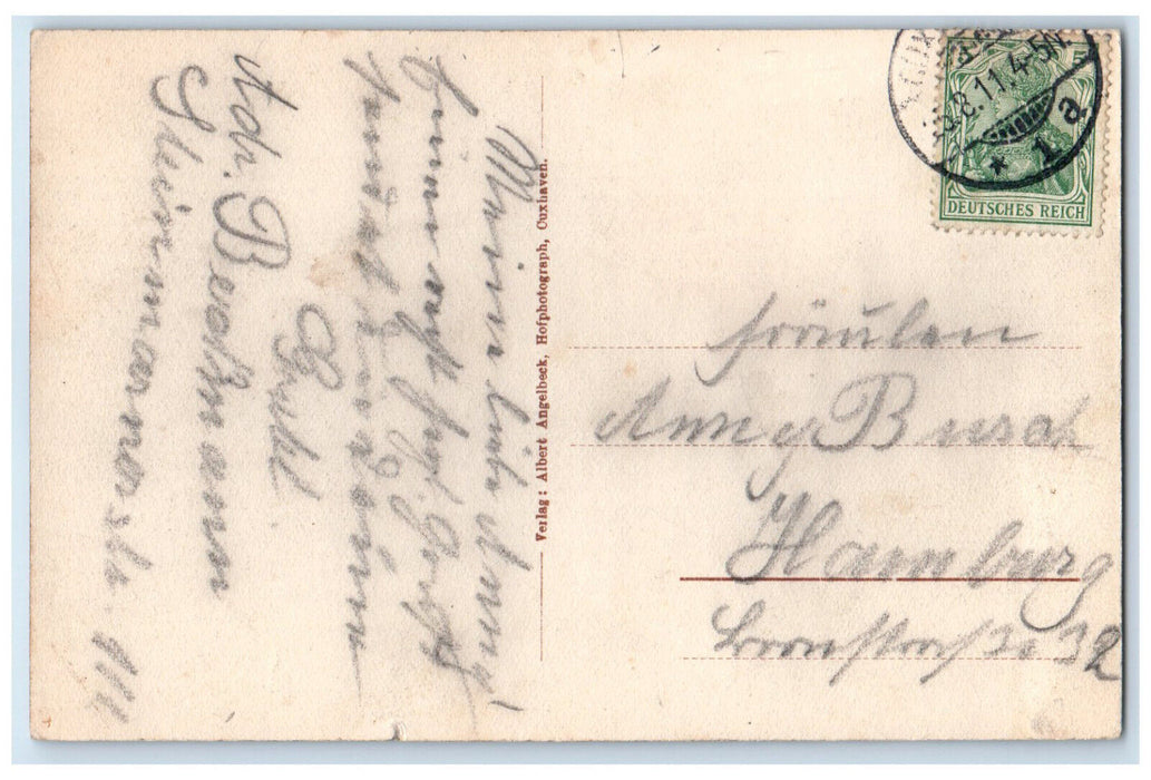 1911 North Sea Resort of Duhnen Cuxhaven City Lower Saxony Germany Postcard