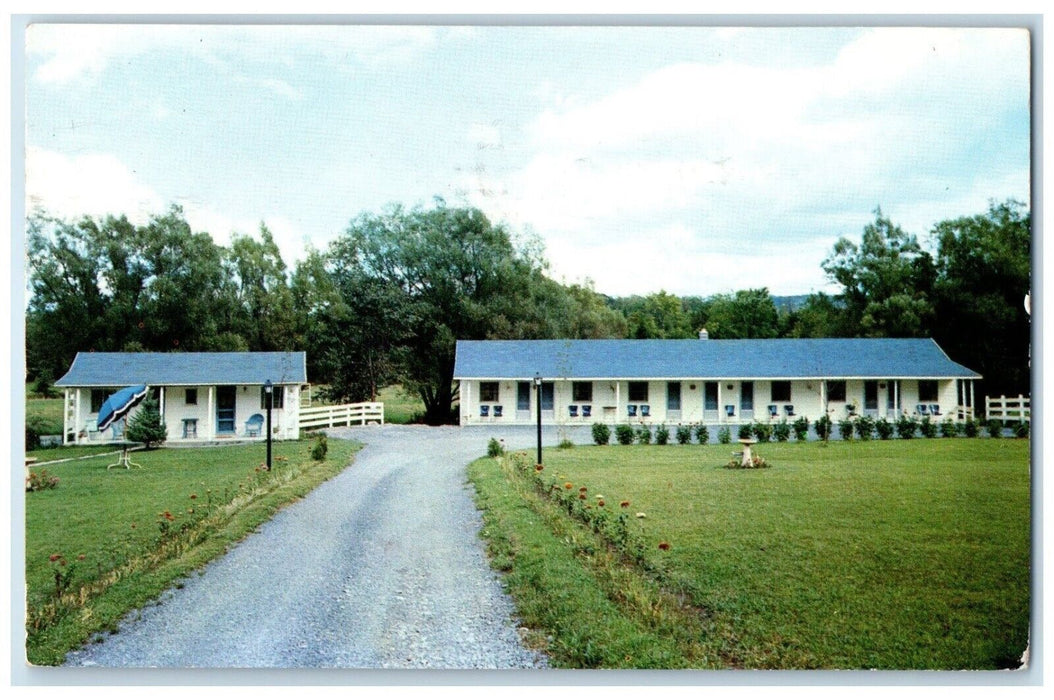 1955 Kool Brook Motel Watertown City Knotty Pine Watertown New York NY Postcard