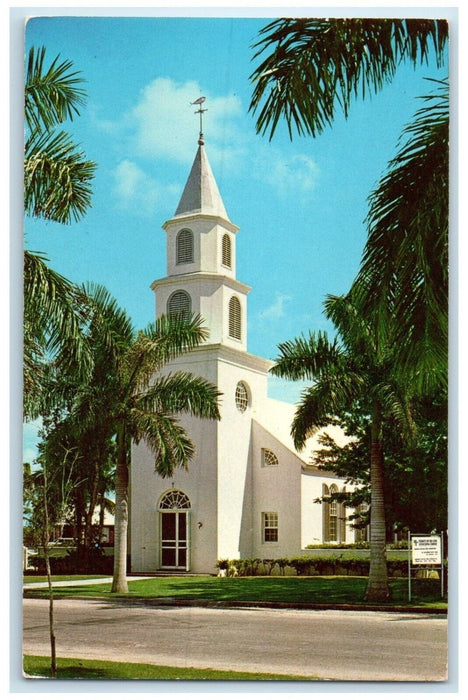 1963 Trinity By The Cove Episcopal Church Port Royal Naples Florida FL Postcard