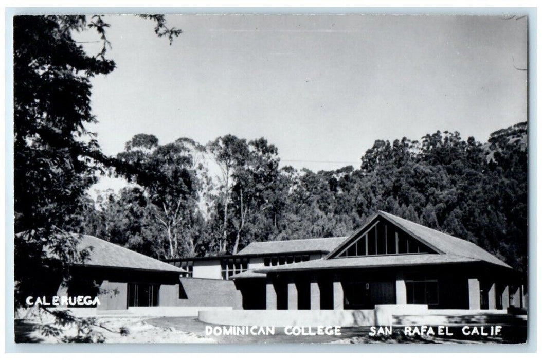 c1930's Dominican College View Caleruega San Rafael CA RPPC Photo Postcard