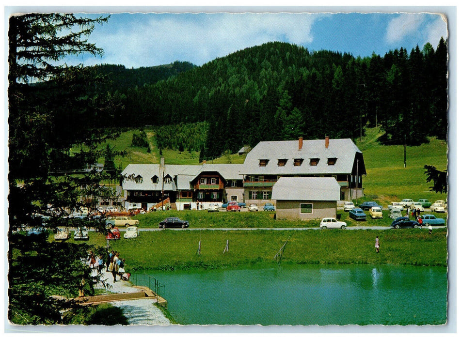 1971 Alpengasthof Vorauer Zum Teichwirt Teichalpe Austria Vintage Postcard