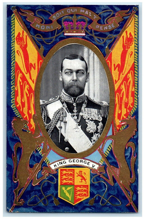 1912 King George V. King Of The United Kingdom British Dominions Posted Postcard