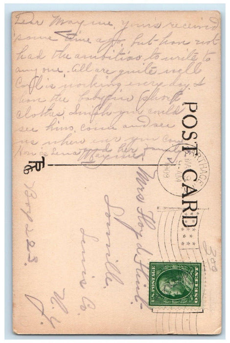 1909 Little Girls Undressed Chilly Cupids Barebutt Carthage New York NY Postcard