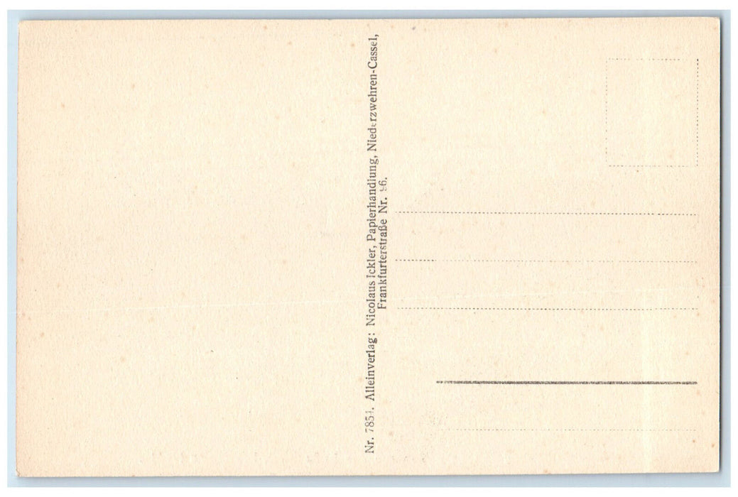 c1920's Barracks of the Fussartillerie Regiments Niederzwehren Germany Postcard