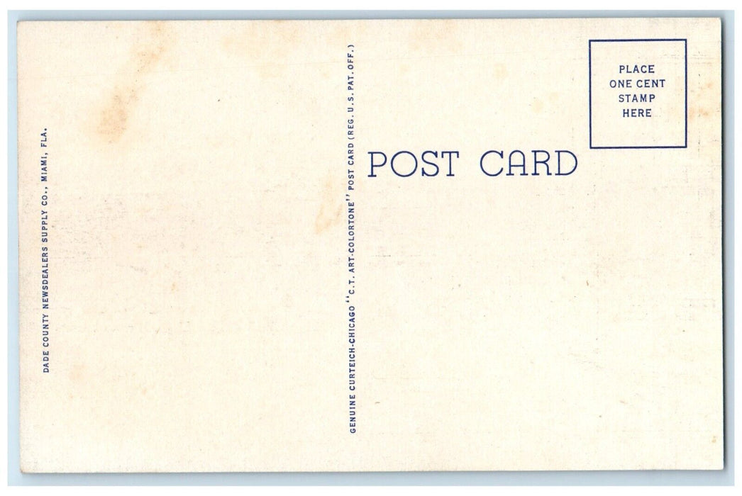 c1940 Miami Biltmore Hotel Golf Course Coral Gables Florida FL Unposted Postcard