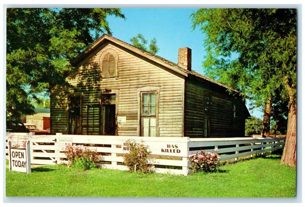 c1960 Historic Jesse James Home Exterior Bandit St. Joseph Missouri MO Postcard