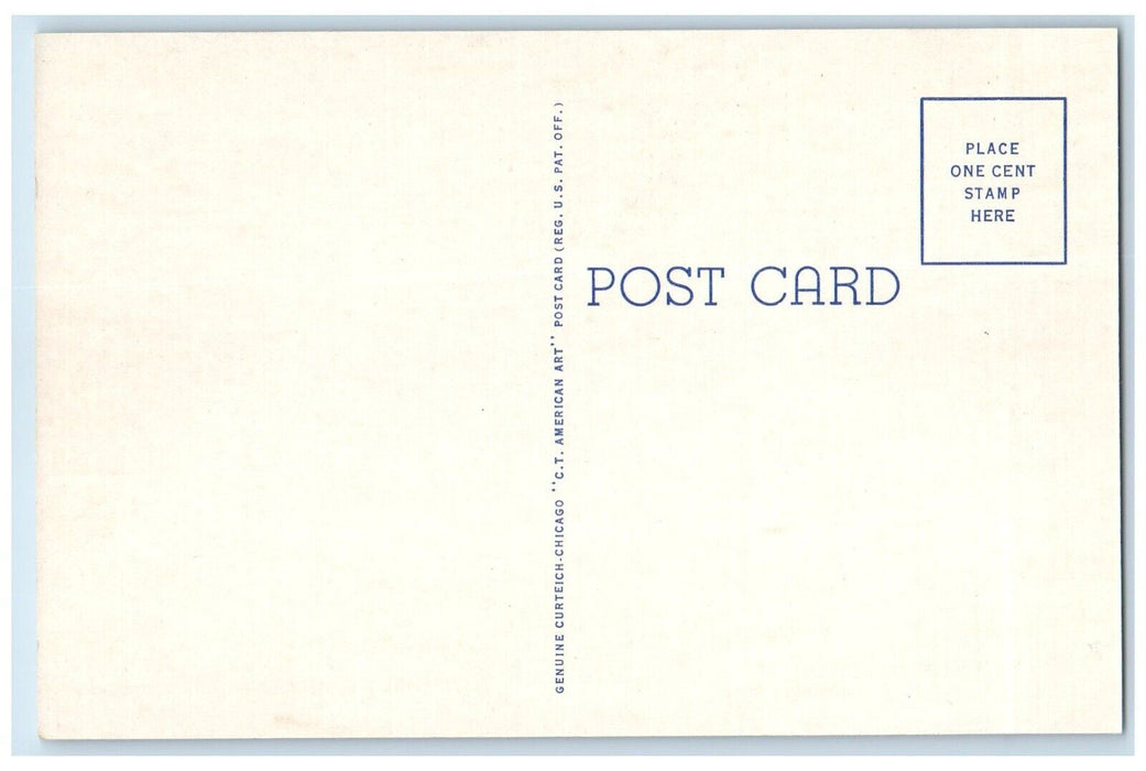 c1940 Arbor Lodge State Park Exterior Building Nebraska City Nebraska Postcard