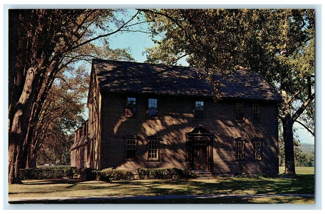 c1960 Historic Home Rev. John Williams Exterior Deerfield Massachusetts Postcard