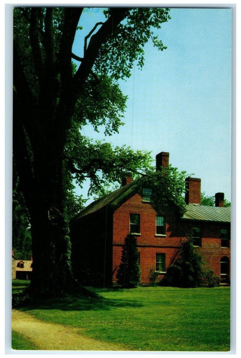 c1960 Asa Stebbins House Exterior Building Deerfield Massachusetts MA Postcard