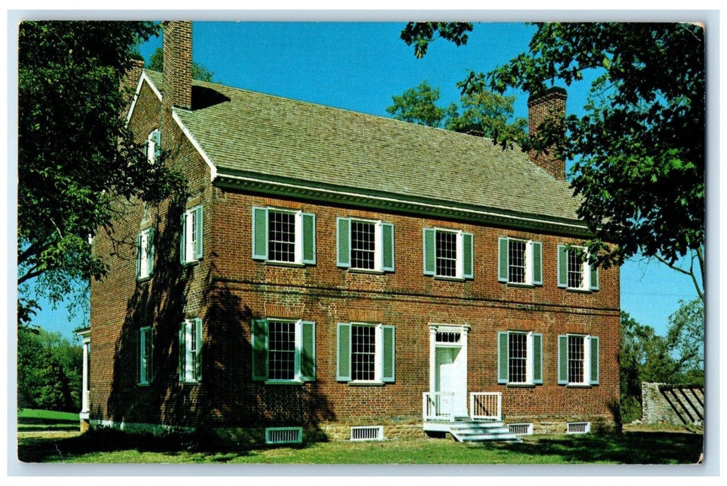 c1960 Front View Locust Grove Home General Clark Louisville Kentucky KY Postcard