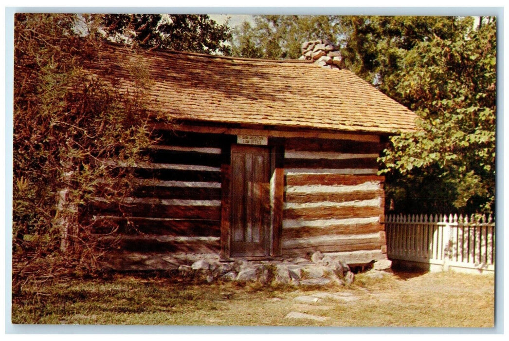 c1960 General Sam Houstons Law Office State Park Sam Huntsville Texas Postcard