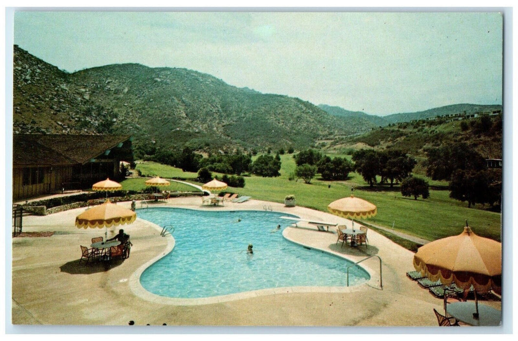 Welkome Inn Restaurant Lawrence Welk's Country Club San Diego Co. CA Postcard