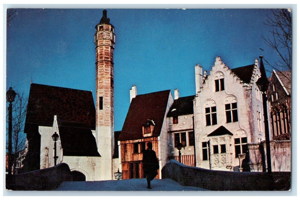 1965 The Belgian Village International Exhibit New York World's Fair NY Postcard