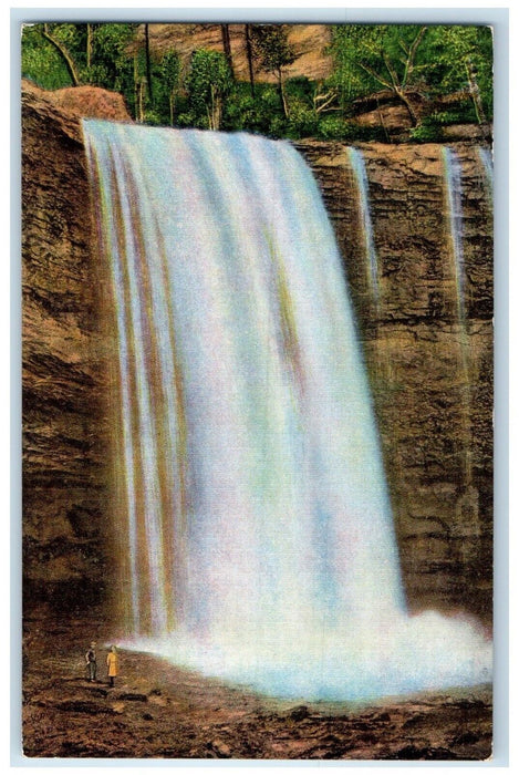 c1940 Lulu Falls Lookout Mountain Chattanooga Tennessee Antique Vintage Postcard