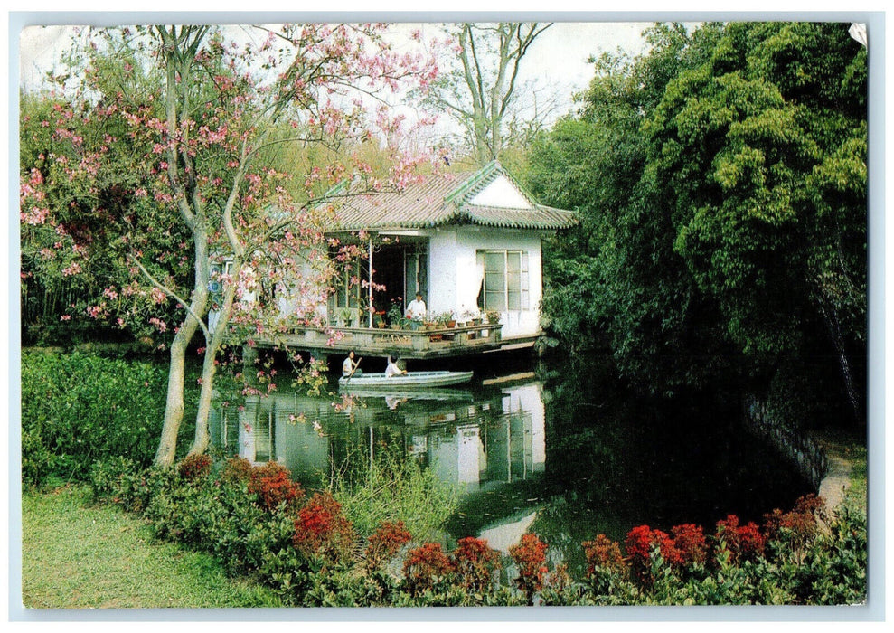 c1960's Water Pavillion in Orchid Garden People's Republic of China Postcard