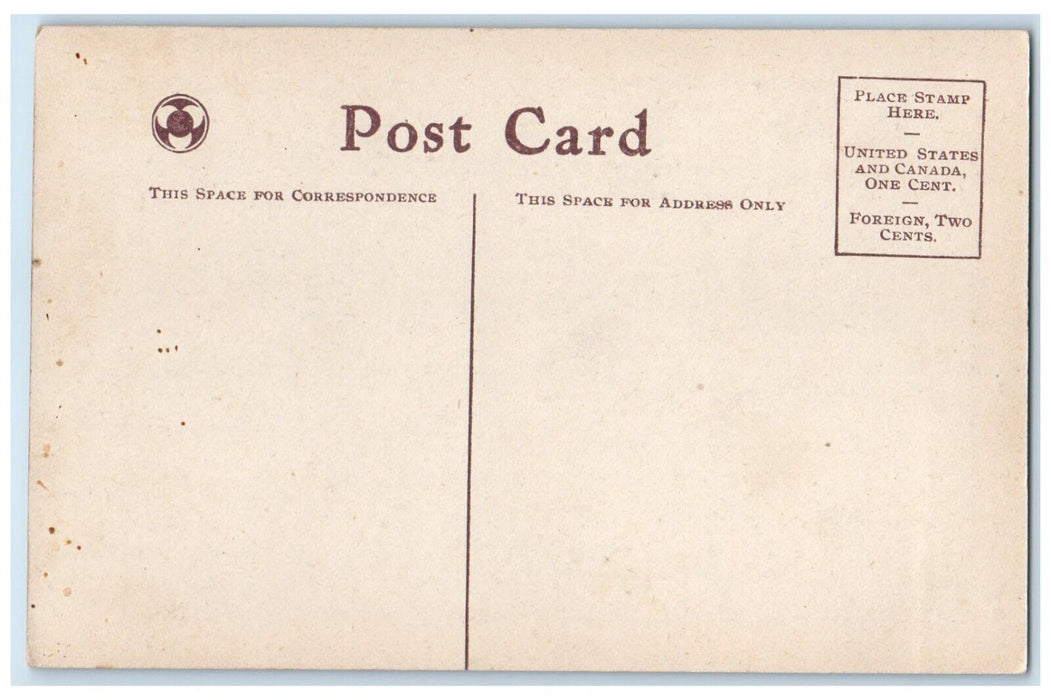c1910's Sweet Couple Romance Spooner Delight Unposted Antique Postcard