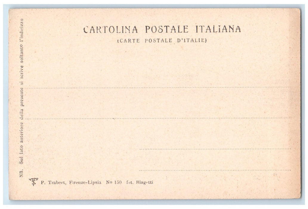 c1905 Along the Arno Amerigo Vespucci Florence Italy Antique Unposted Postcard