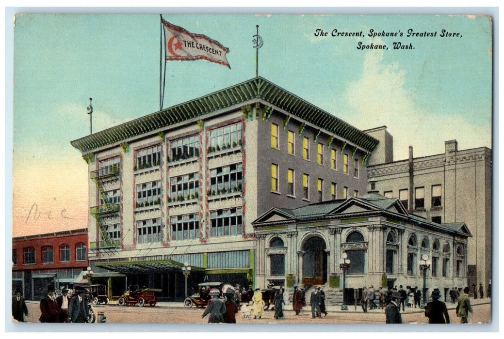 c1910 The Crescent Spokane's Greatest Store Spokane Washington WA Postcard