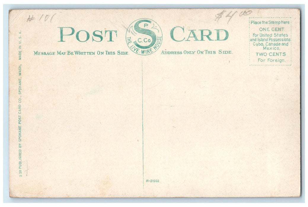 c1910 The Crescent Spokane's Greatest Store Spokane Washington WA Postcard
