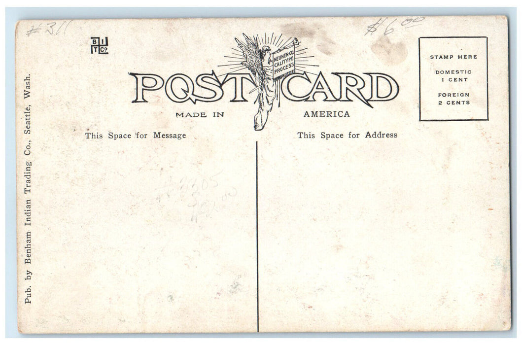 c1910 Hotel Washington Annex Seattle Washington WA Antique Unposted Postcard