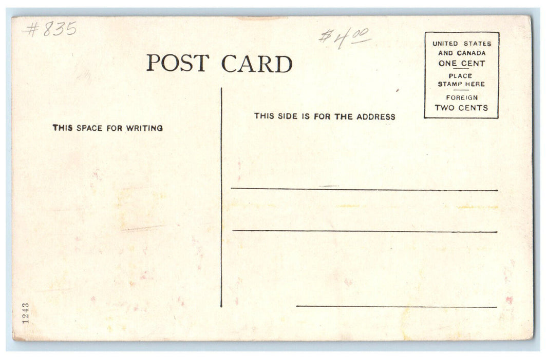 c1920's Hillsborough Co. Court House Tampa Florida FL Unposted Postcard