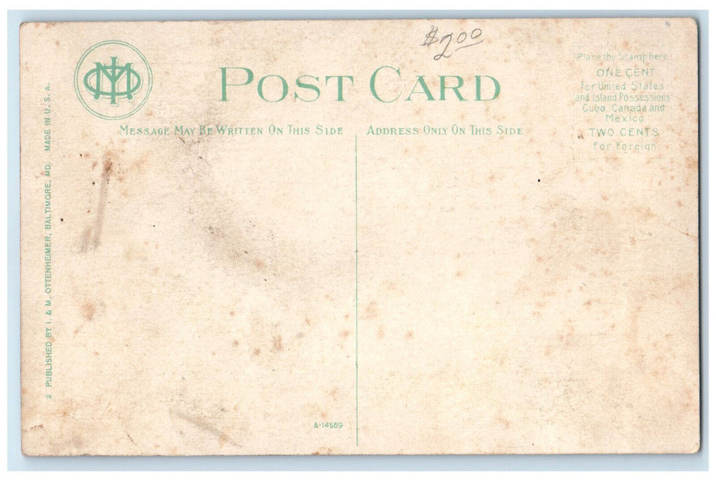 c1910 John Brown's Monument and War Tablets Harpers Ferry WV Postcard