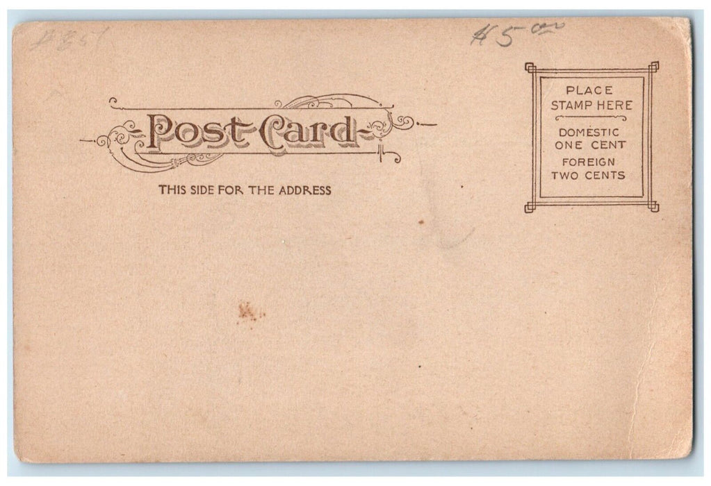 1905 Birds-Eye View Exterior Building Factory North Adams Massachusetts Postcard