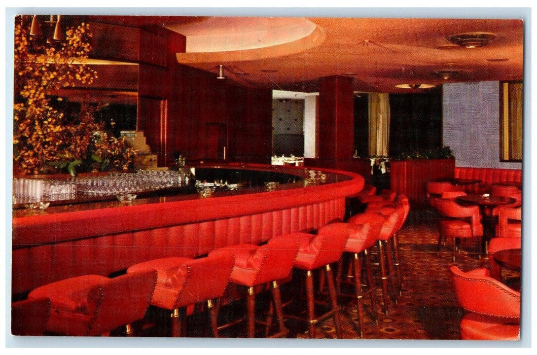 c1960 Interior Matchless Restaurant Lounge Denver Colorado CO Antique Postcard