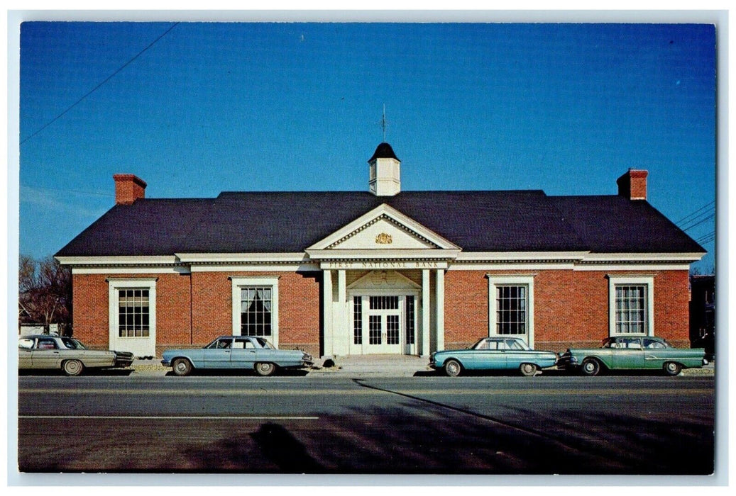 c1960 New Home First National Bank Phillipsburg Kansas Vintage Antique Postcard