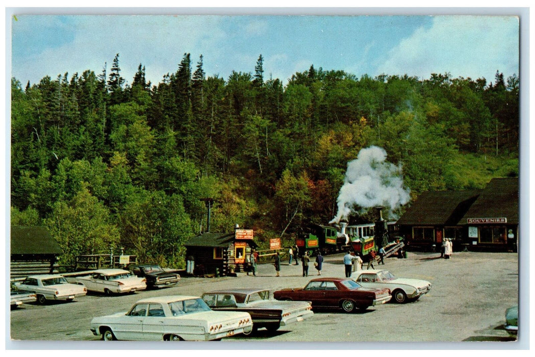 c1950's Mt. Railway Base Station Washington Cog White Mountains NH Postcard