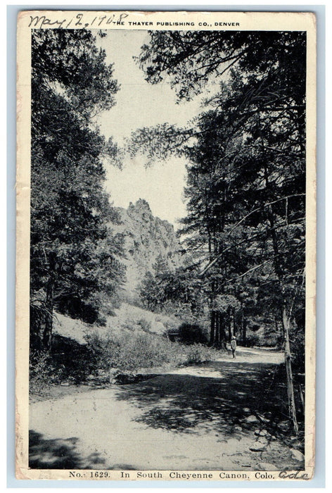 1908 The Thayer Publishing Co., Denver Colorado CO Antique Posted Postcard