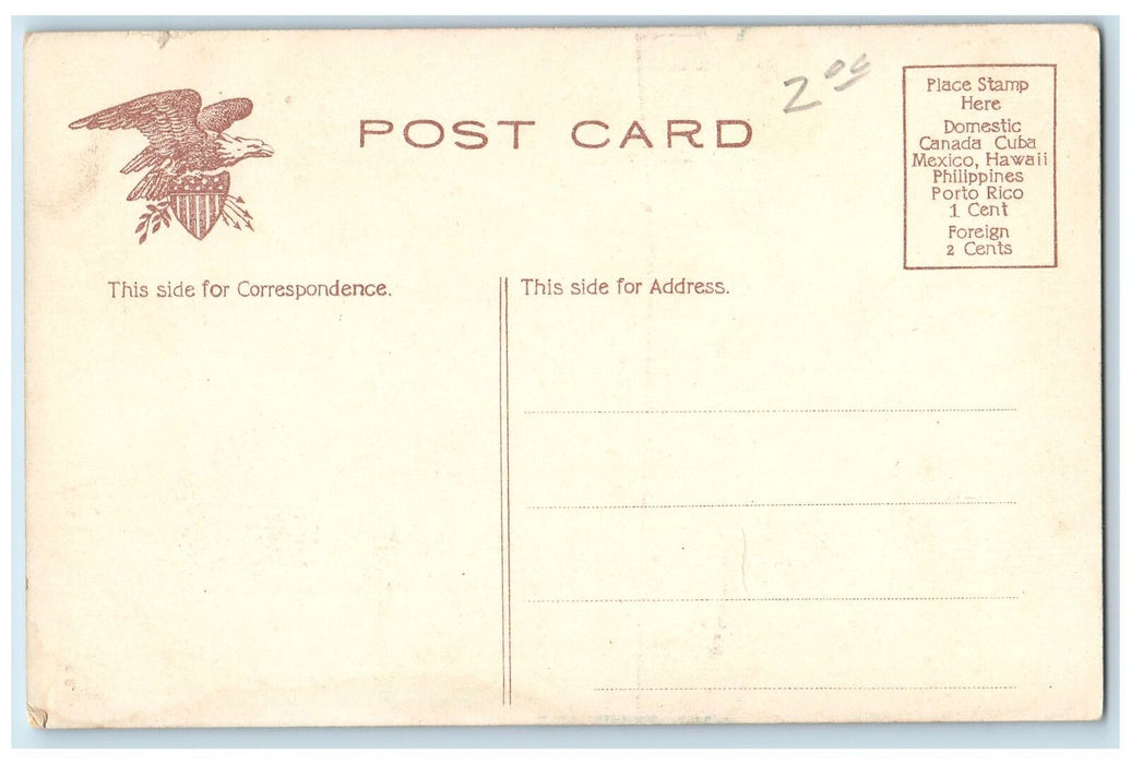 c1920 Planters Hotel Building Restaurant Railway Dirt Road St. Louis MO Postcard