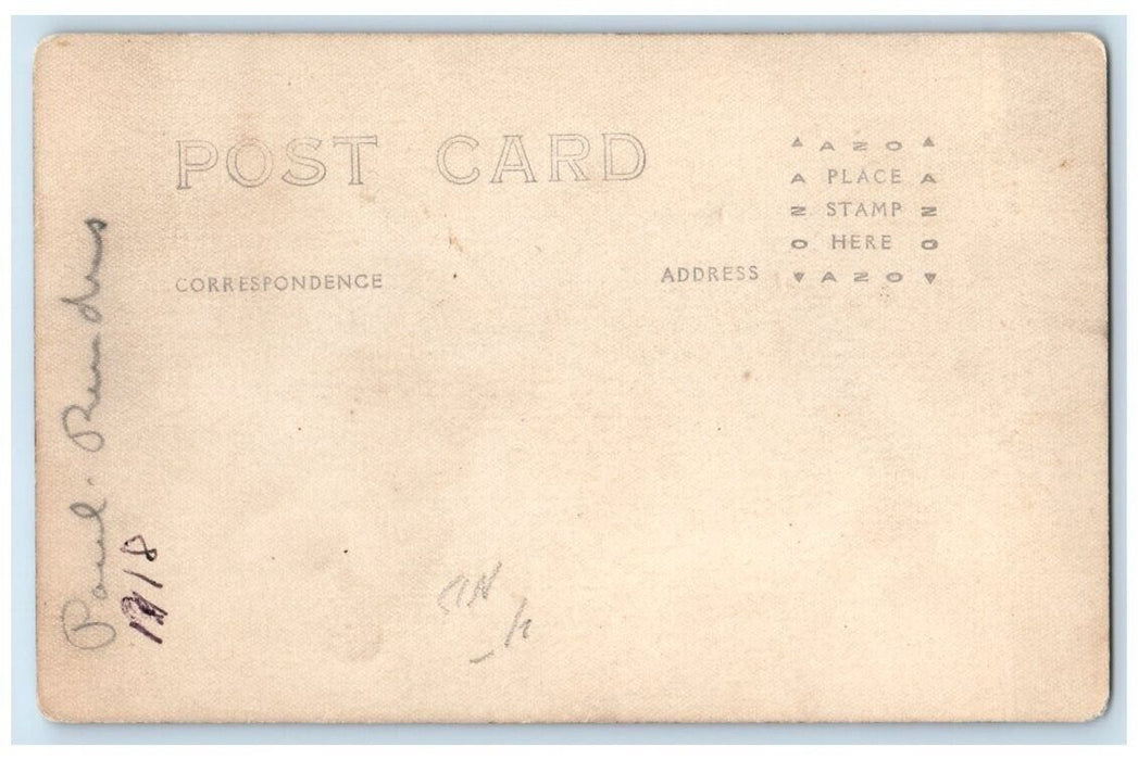 1918 WWI German Britain Goofing Off Candid Fighting Humor RPPC Photo Postcard