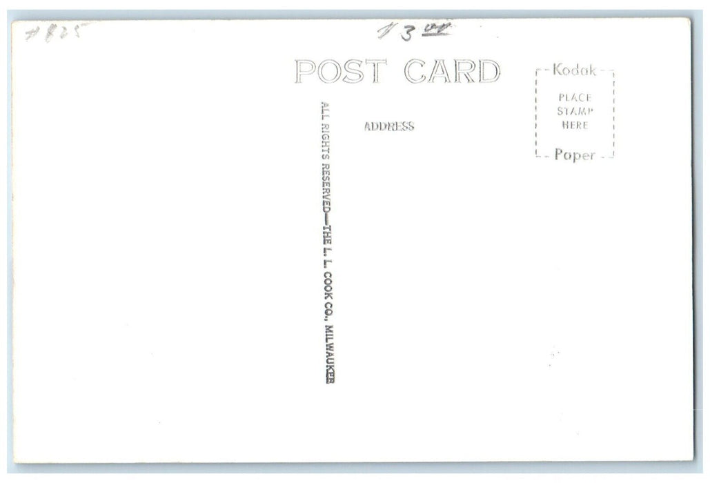 c1950's Pfeiffer Hall Cornell College Mt. Vernon Iowa IA RPPC Photo Postcard