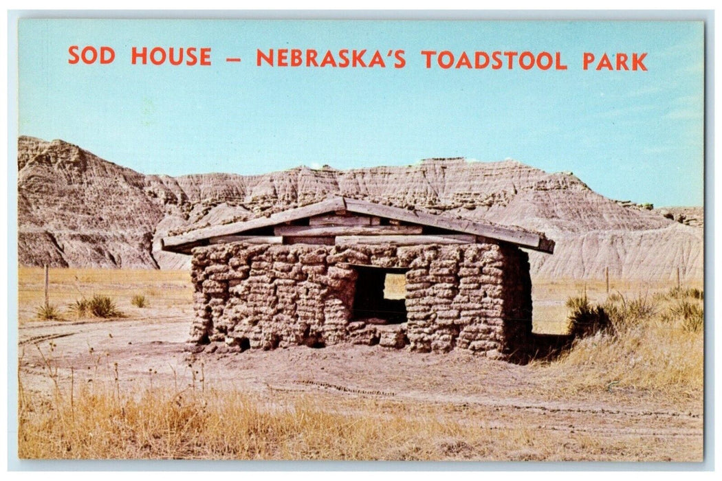 c1960's Soo House Nebraska's Toadstool Park Crawford Nebraska NE Postcard